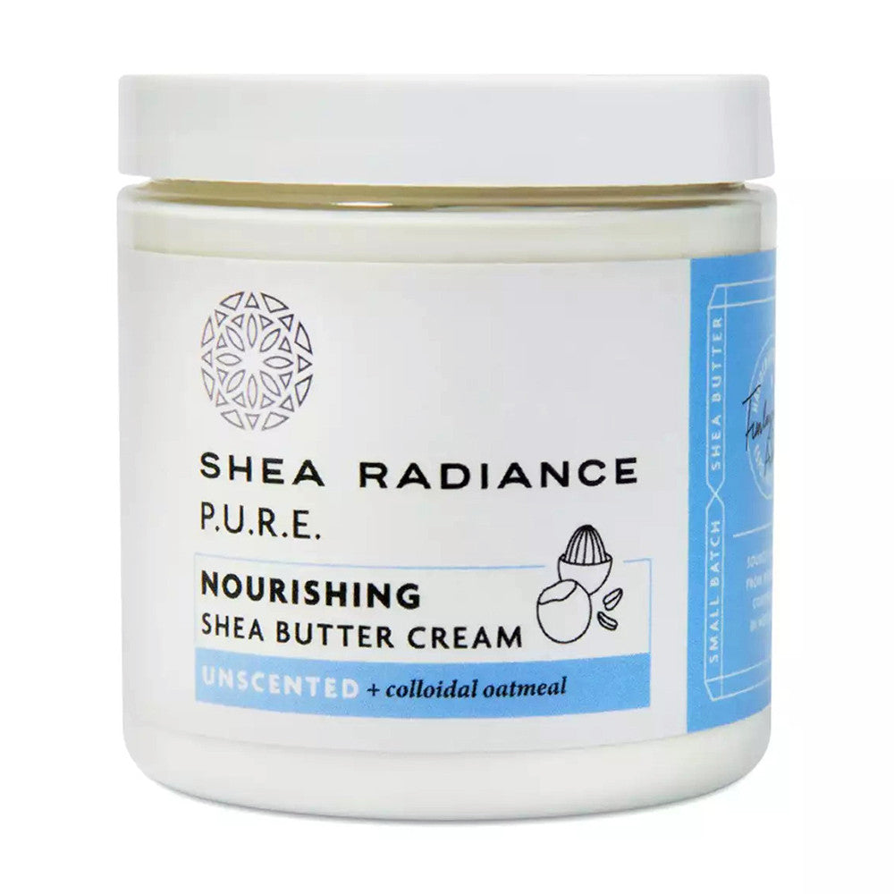 Shea Radiance Pure Nourishing Shea Butter Cream, Unscented, 8 Oz